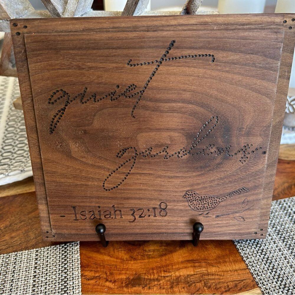 Kitchen Trivet Hot Plate Holder Hot Pad Custom Made Gift Bible Verse